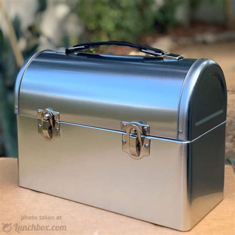 metal dome top lunch box|Plain Metal Dome Lunch Box .